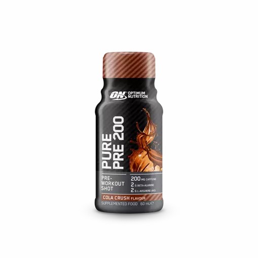 Optimum Nutrition Pure Pre 200 Pre-Workout Shot Cola 60ml (12 shots) South Africa | LXPISQ-571