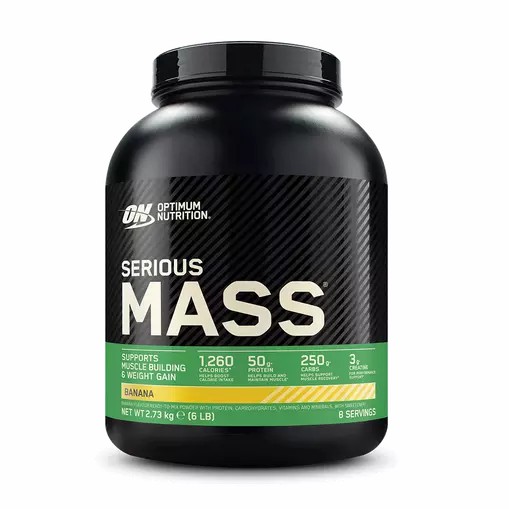 Optimum Nutrition Serious Mass Gainer Banana 2.73 kg (8 Servings) South Africa | WQCNAV-841