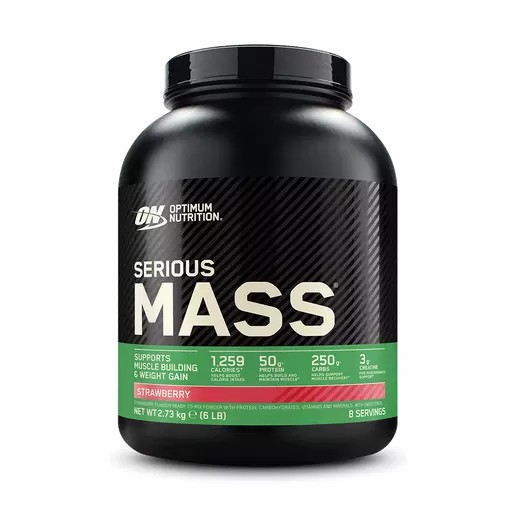 Optimum Nutrition Serious Mass Gainer Strawberry 2.73 kg (8 Servings) South Africa | YSTXVC-849