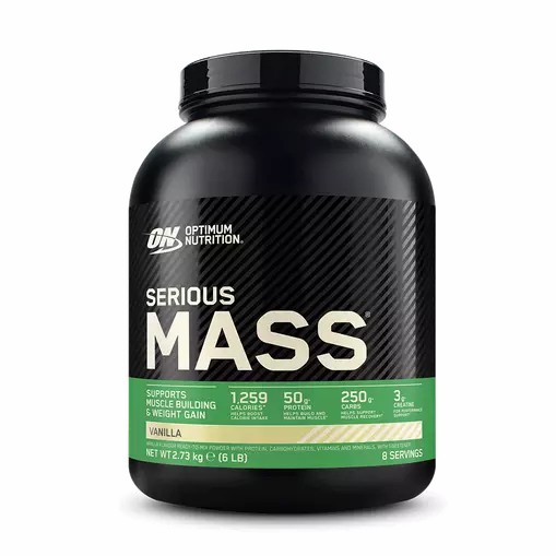 Optimum Nutrition Serious Mass Vanilla 2.73 kg (8 Servings) South Africa | HPBVOM-892
